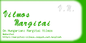 vilmos margitai business card